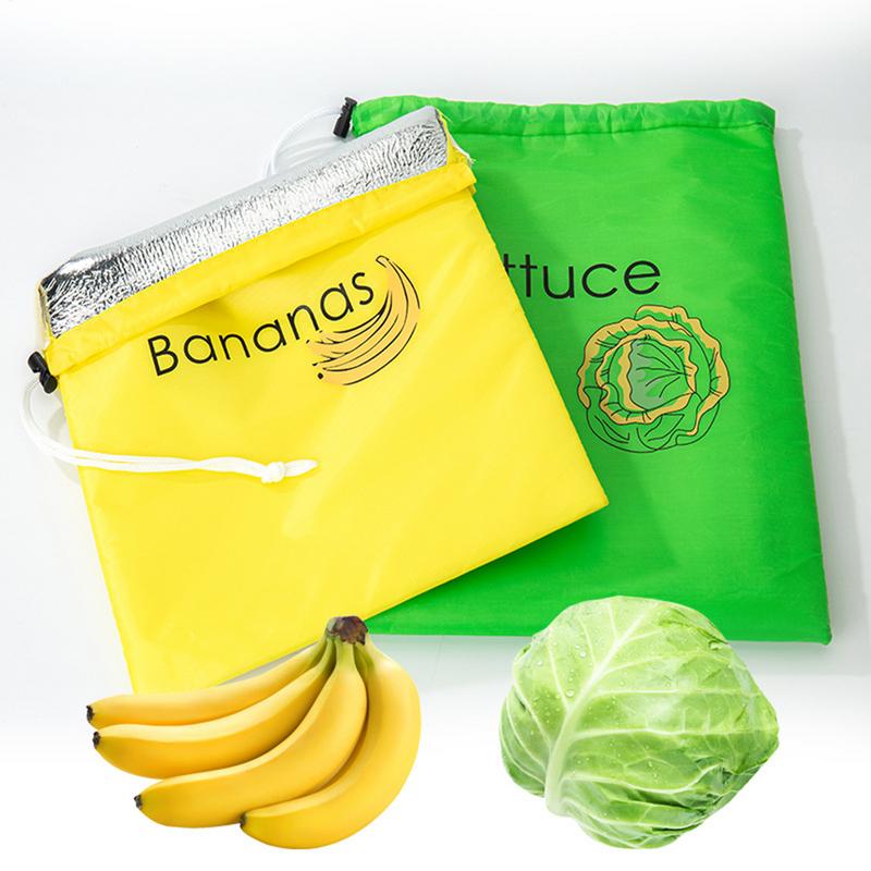 Reusable Produce Bag - 28x35cm Fruit Vegetables Storage Bag Lettuce
