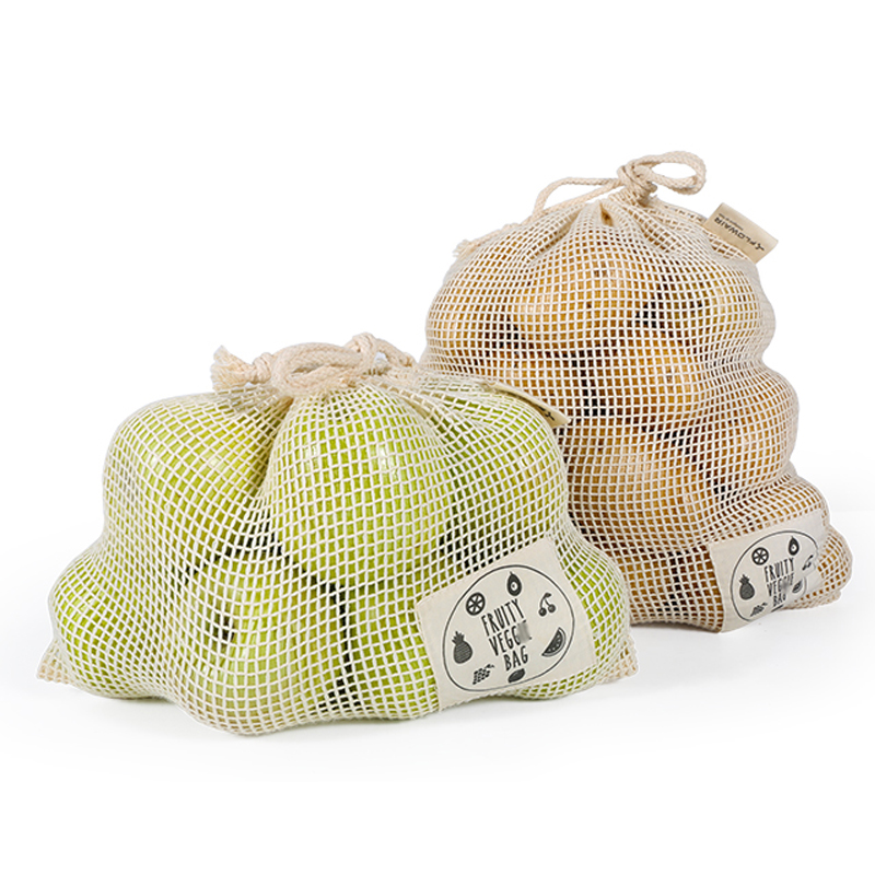 6/10 Packs Organic Cotton Reus - Reusable Produce Bag 评论和价格