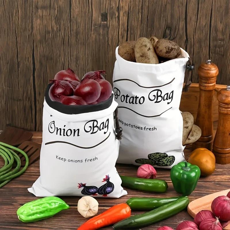 Potato Onion Storage Bag Keep  - Reusable Produce Bag 评论和价格