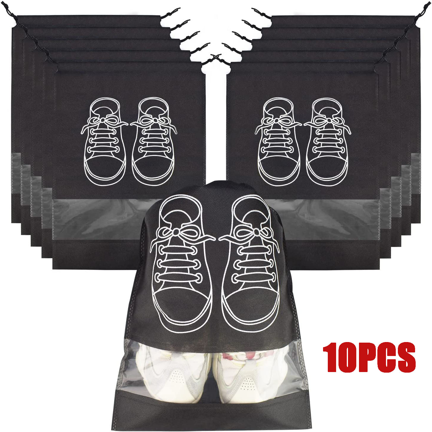5/10PCS Travel Shoe Bags with  - Reusable Produce Bag 评论和价格