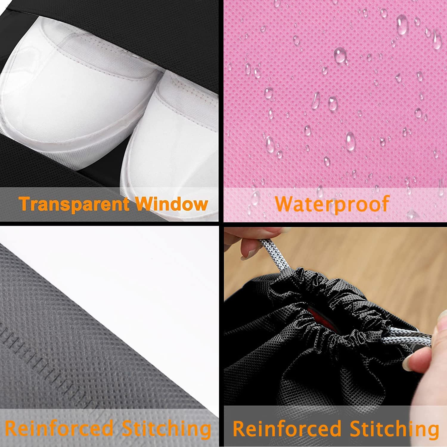5/10PCS Travel Shoe Bags with  - Reusable Produce Bag 评论和价格