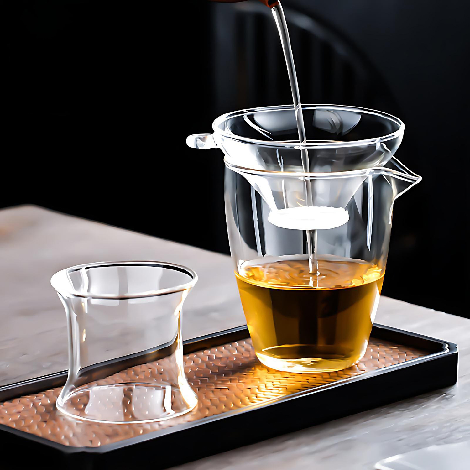 OANKR Glass Tea Strainer for L - Loose Leaf Tea Infuser 评论和价格