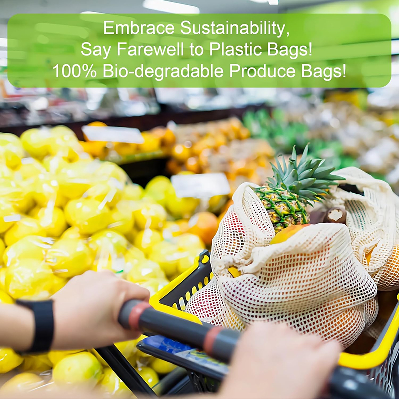 WEEDI 3/5/10Pack Eco Friendly  - Reusable Produce Bag 评论和价格