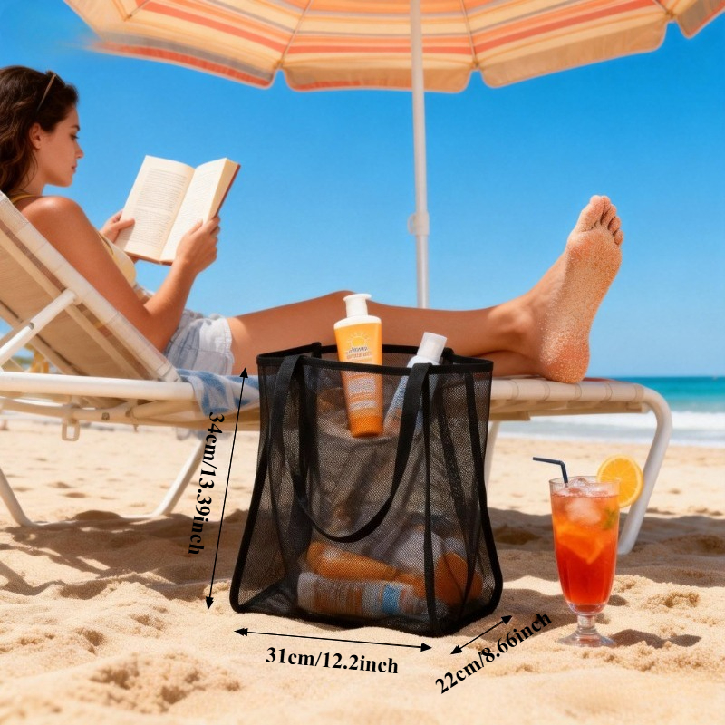 Large Mesh Beach Bag High Capa - Reusable Produce Bag 评论和价格