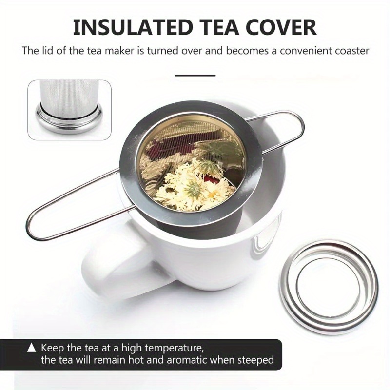 Stainless Steel Mesh Tea Infus - Loose Leaf Tea Infuser 评论和价格