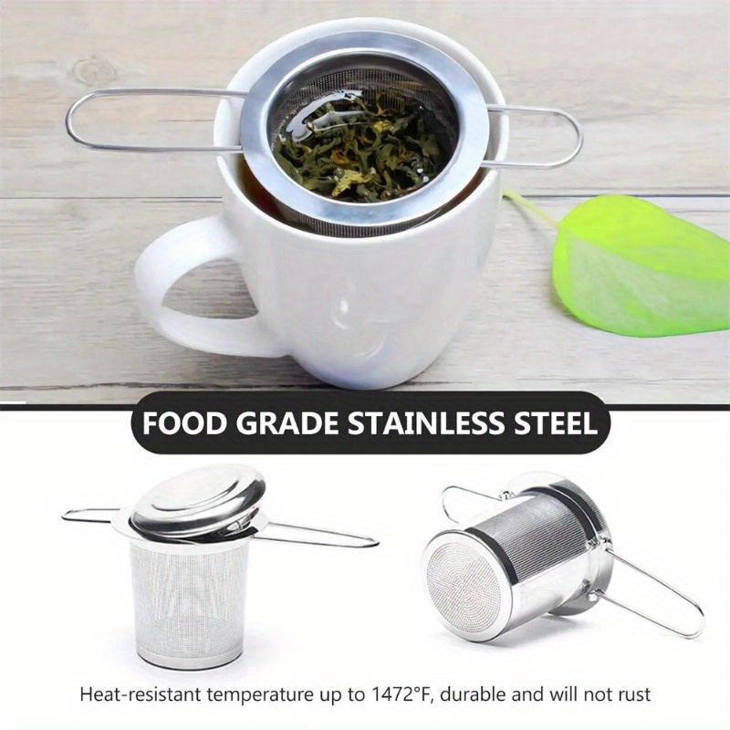 Stainless Steel Mesh Tea Infus - Loose Leaf Tea Infuser 评论和价格
