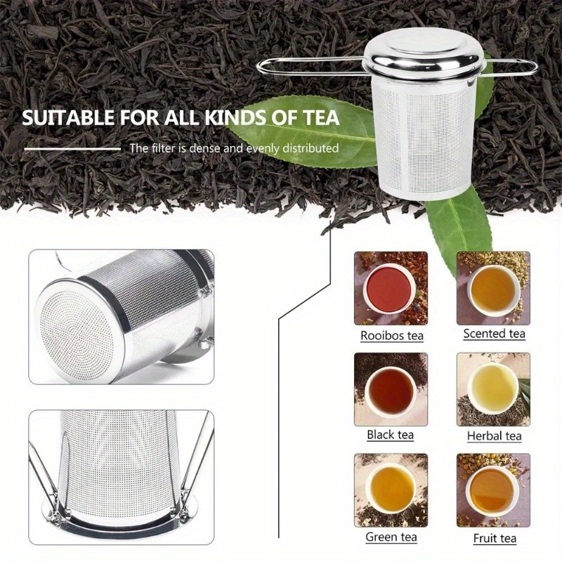 Stainless Steel Mesh Tea Infus - Loose Leaf Tea Infuser 评论和价格