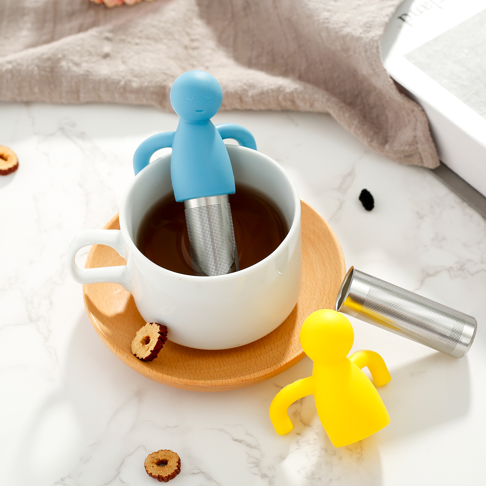 4Pcs Tea Infuser for Loose Tea - Loose Leaf Tea Infuser 评论和价格