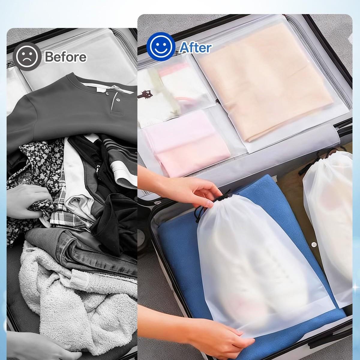 10 Pack Shoe Bags for Travel – - Reusable Produce Bag 评论和价格