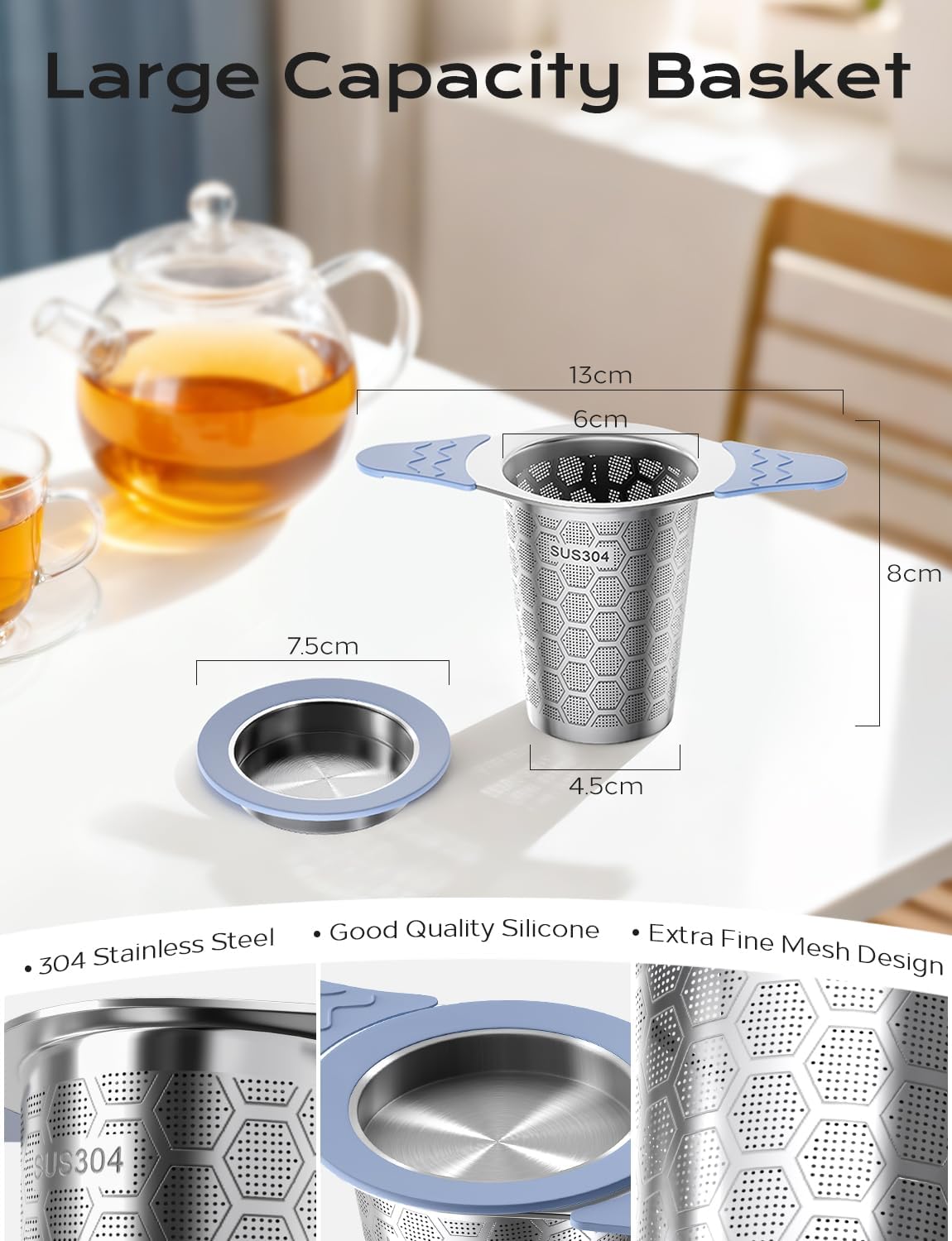Tea Infuser for Loose Leaf Tea - Loose Leaf Tea Infuser 评论和价格