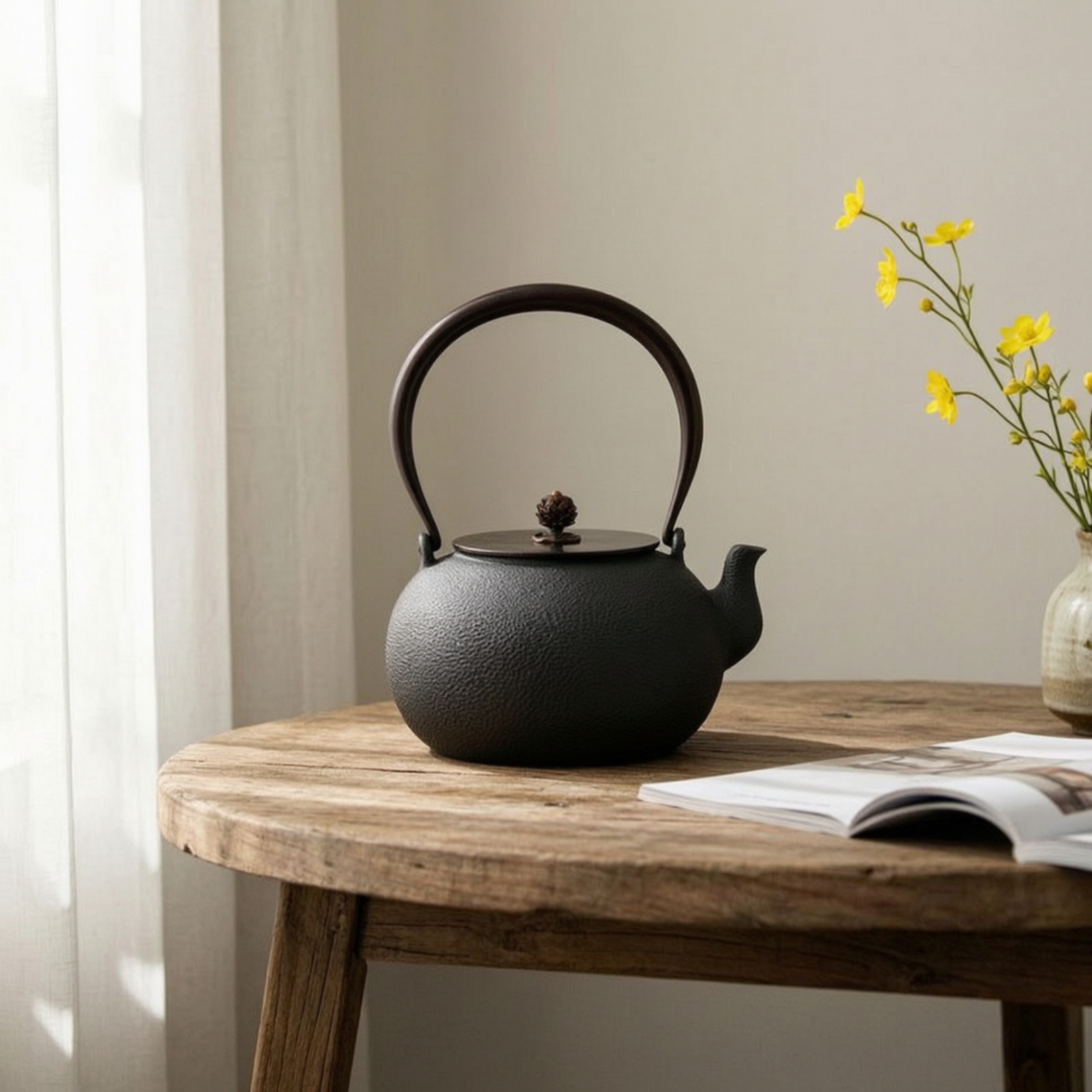 Cast Iron Teapot Traditional T - Loose Leaf Tea Infuser 评论和价格