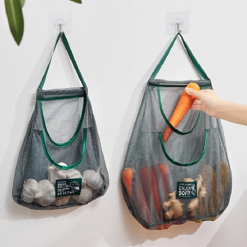1PC Kitchen Hanging Mesh Bag R - Reusable Produce Bag 评论和价格