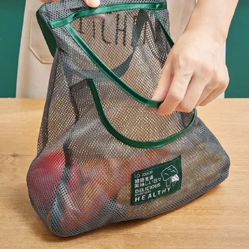 1PC Kitchen Hanging Mesh Bag R - Reusable Produce Bag 评论和价格