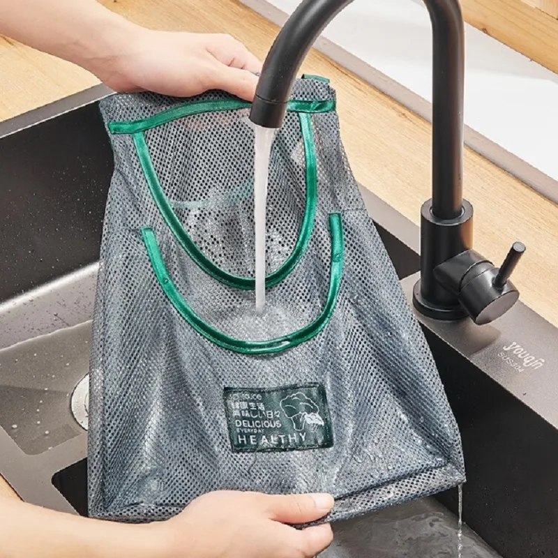 1PC Kitchen Hanging Mesh Bag R - Reusable Produce Bag 评论和价格