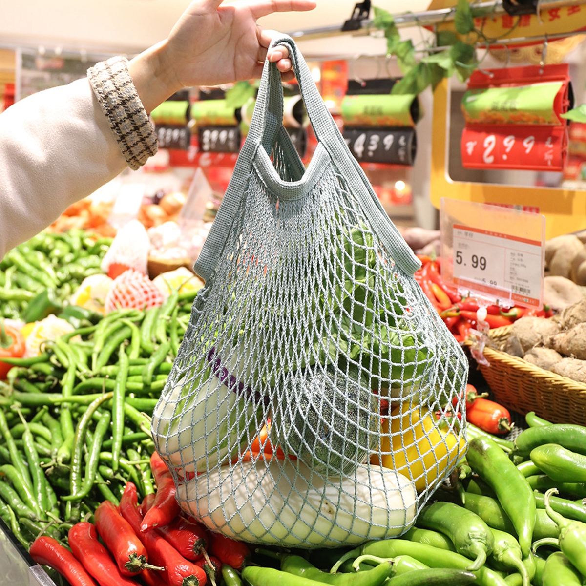 Reusable Grocery Bags Eco-frie - Reusable Produce Bag 评论和价格